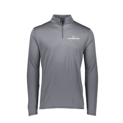 [FTLQFLGY-FAXS-LOGO2] Decker Women's Flex-Lite 1/4 Zip Shirt (Female Adult XS, Gray, Logo 2)