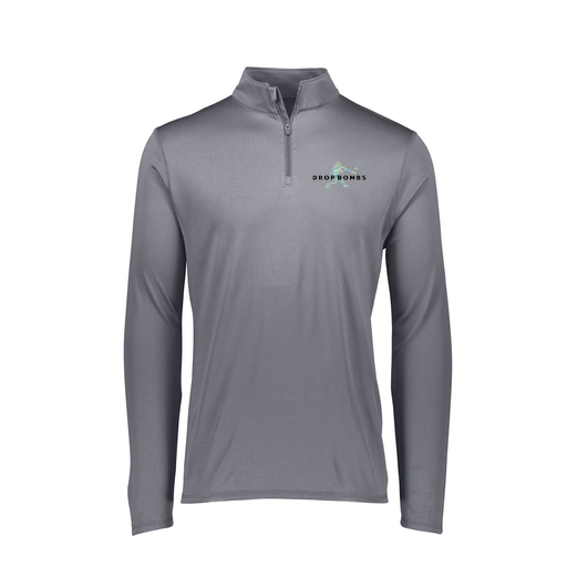 [FTLQFLGY-FAXS-LOGO3] Decker Women's Flex-Lite 1/4 Zip Shirt (Female Adult XS, Gray, Logo 3)