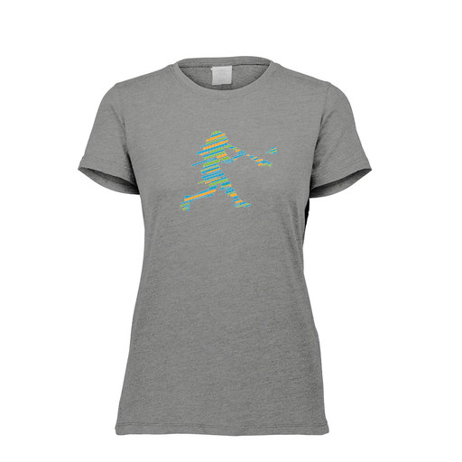 [FTSCUBGY-FAXS-LOGO1] Decker Women's Tri-Blend T-Shirt - Short Sleeve (Female Adult XS, Gray, Logo 1)