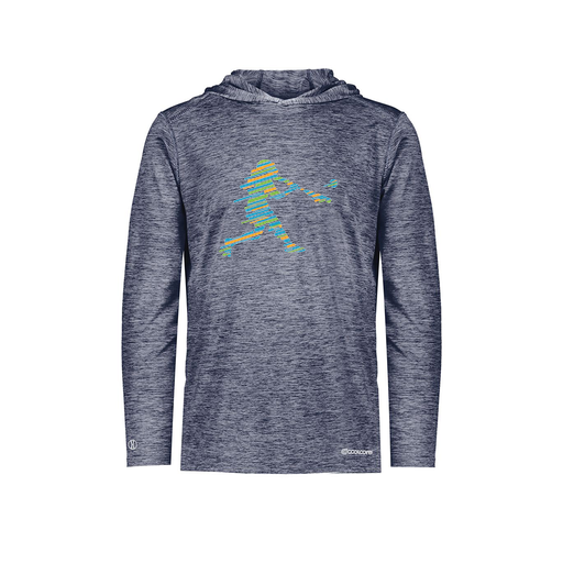 [FOLHCGNV-AS-LOGO1] Decker Men's Charge Hoodie (Adult S, Navy, Logo 1)