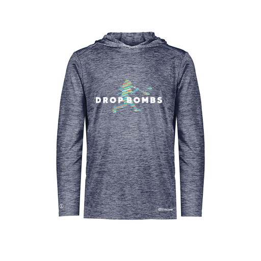 [FOLHCGNV-AS-LOGO2] Decker Men's Charge Hoodie (Adult S, Navy, Logo 2)