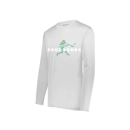 [222822.005.XS-LOGO2] Men's LS Smooth Sport Shirt (Adult XS, White, Logo 2)