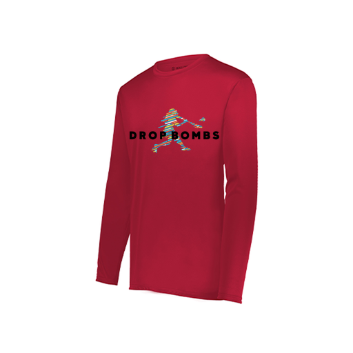 [222822.083.XS-LOGO3] Men's LS Smooth Sport Shirt (Adult XS, Red, Logo 3)